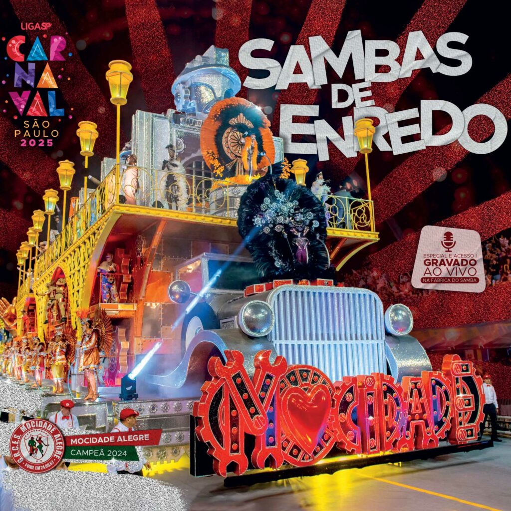 Ouça os sambas enredo do Carnaval SP 2025